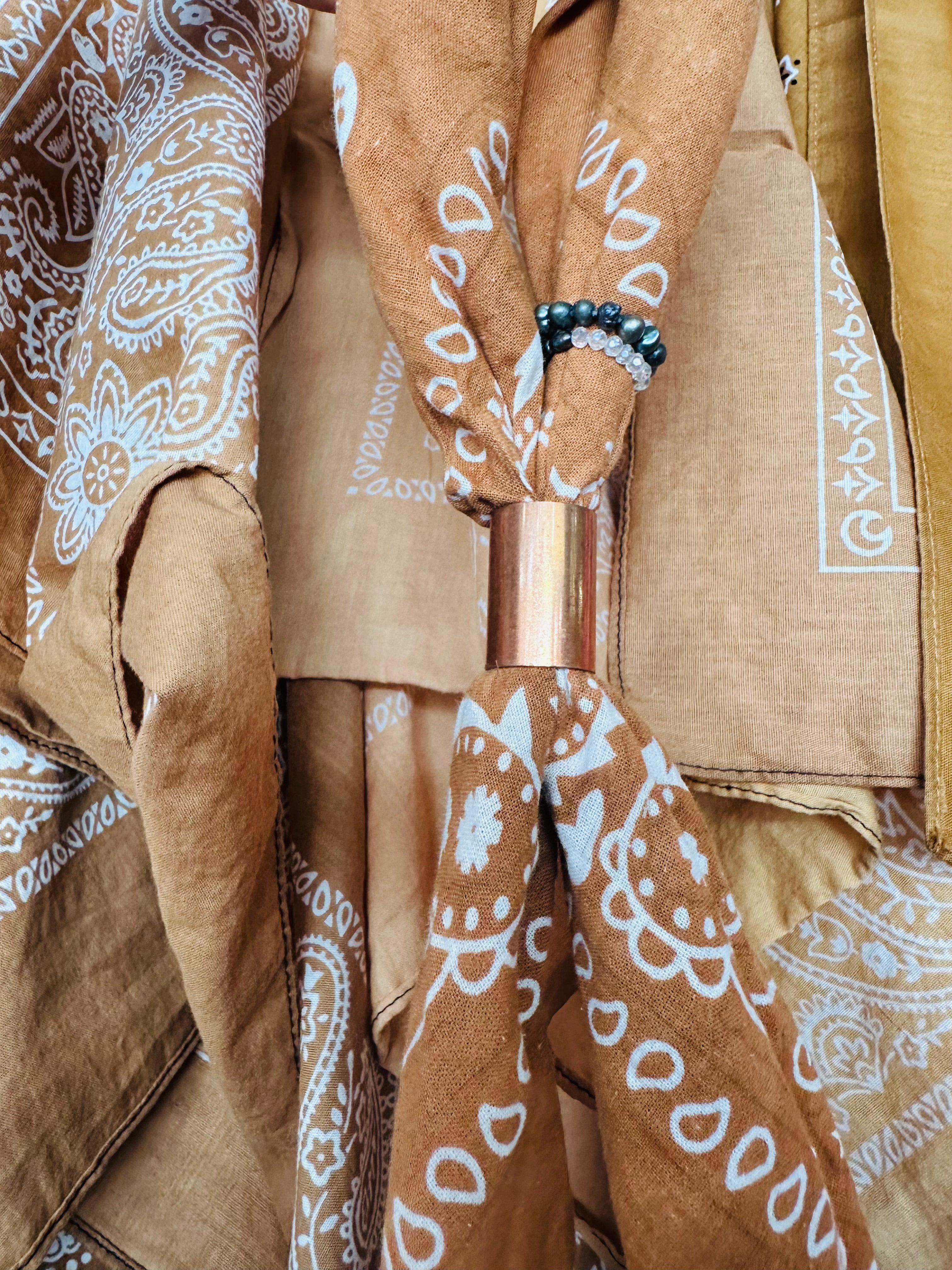 5- Terracotta Mix Bandanas