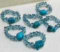 Blue & Turquoise Bandana Charm