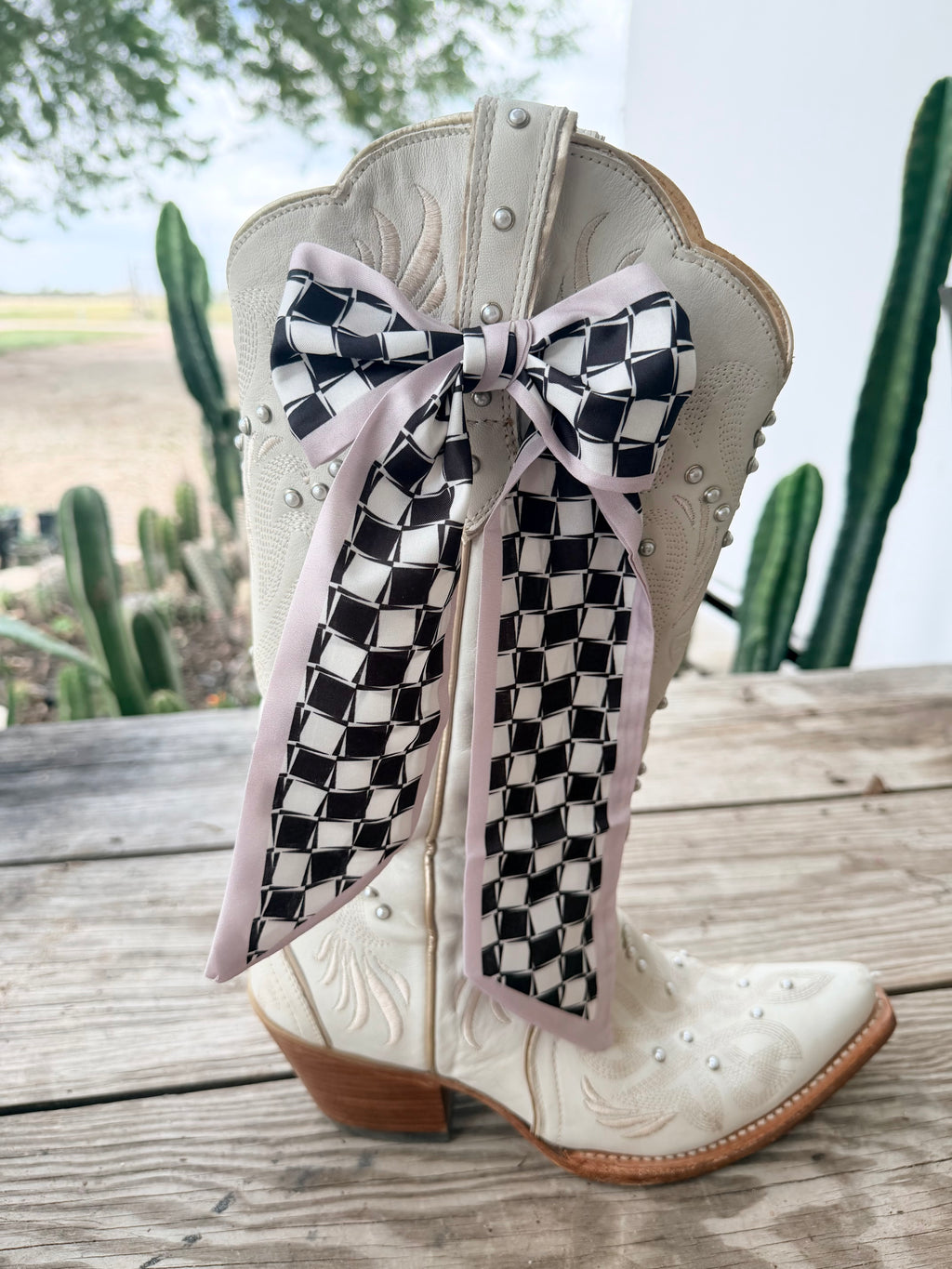Boot Bow - Checkered