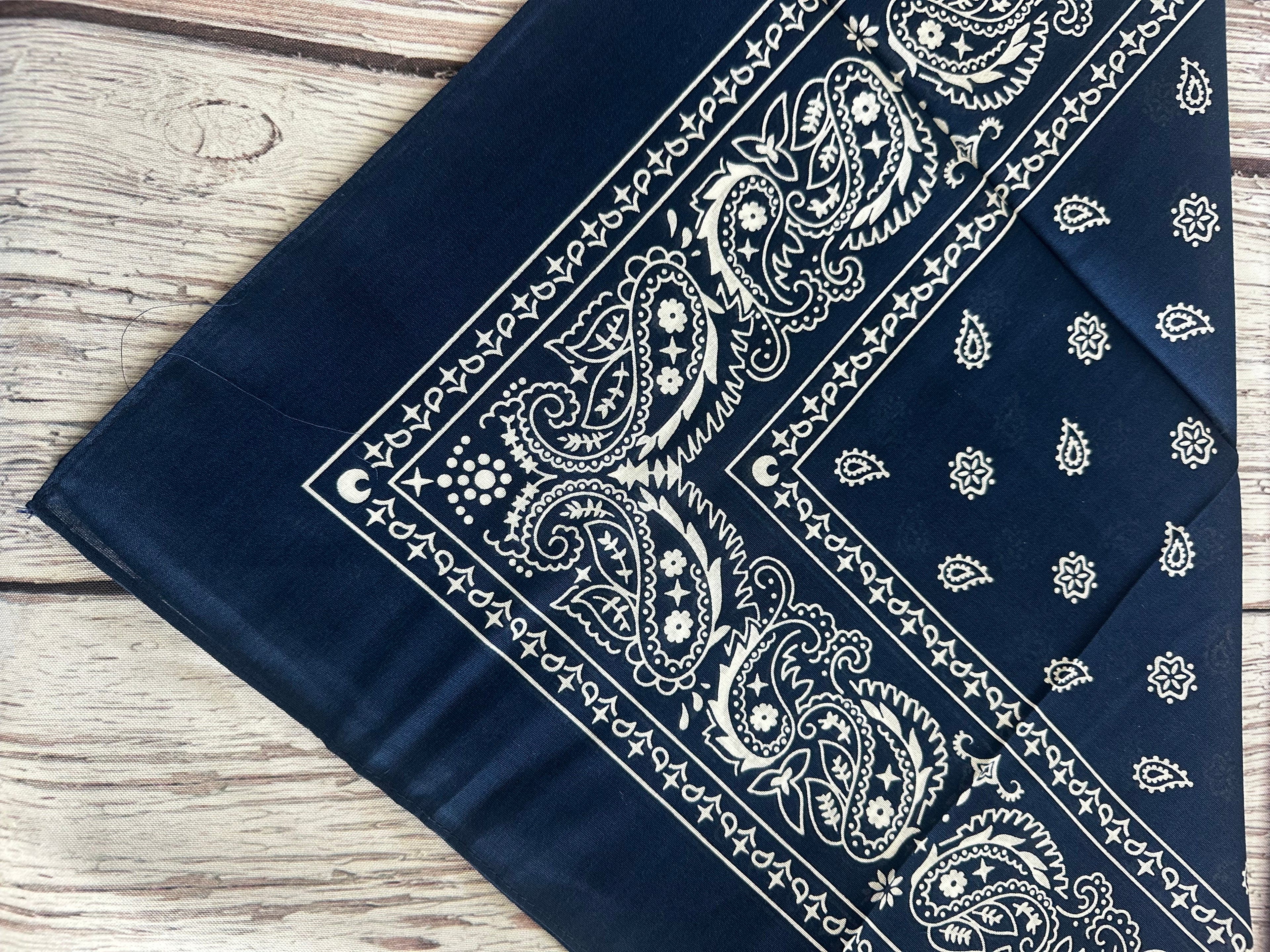 5- Navy Bandanas