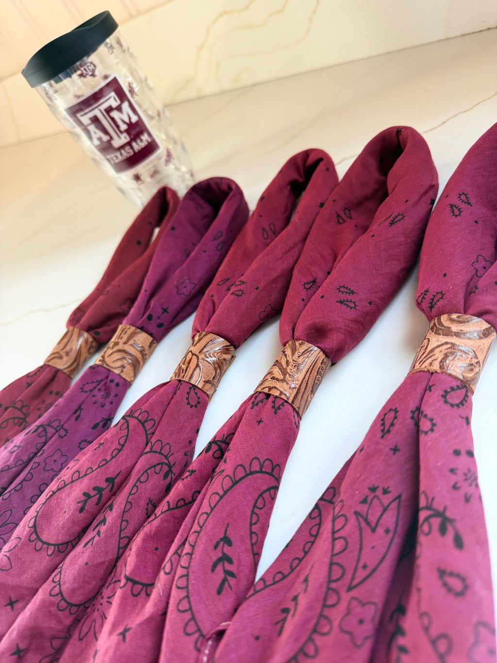 5- Maroon Bandanas