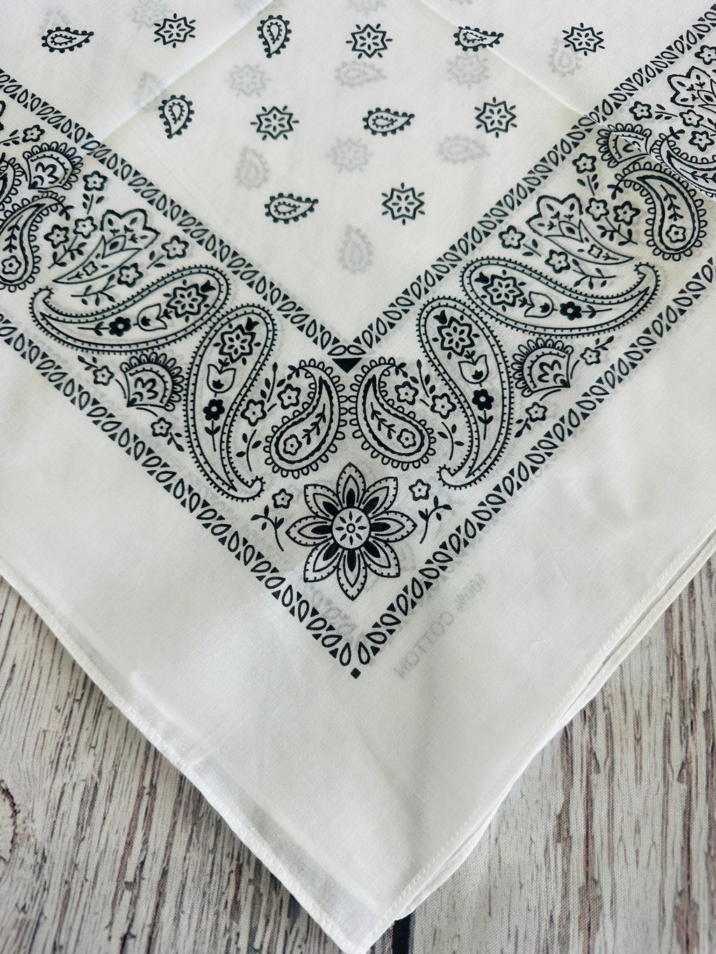 5- Classic White Bandanas