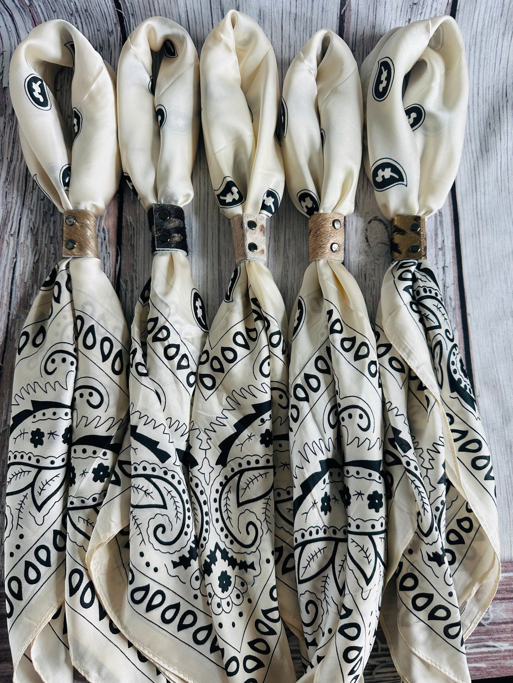 Ivory Paisley Wild Rags