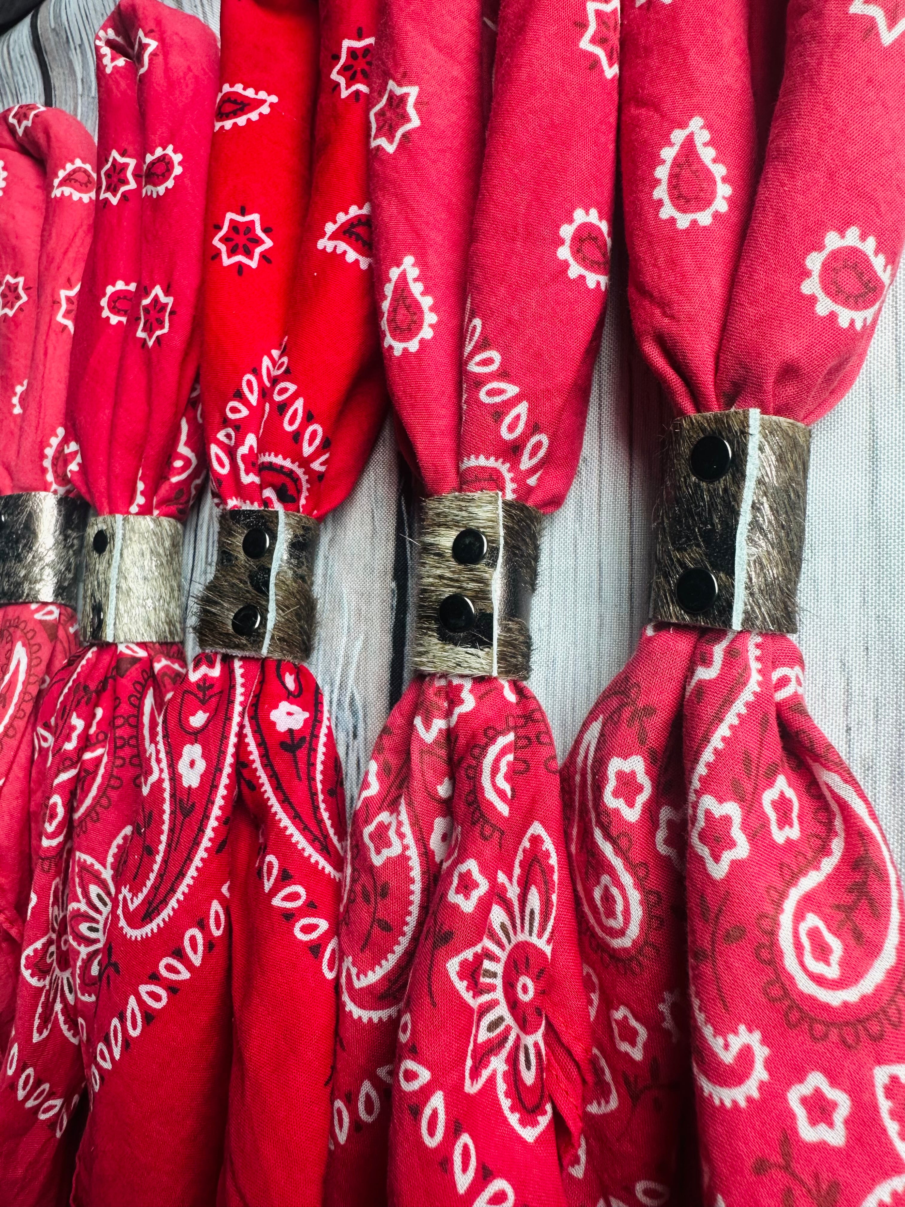 5- Cherry Red Bandanas
