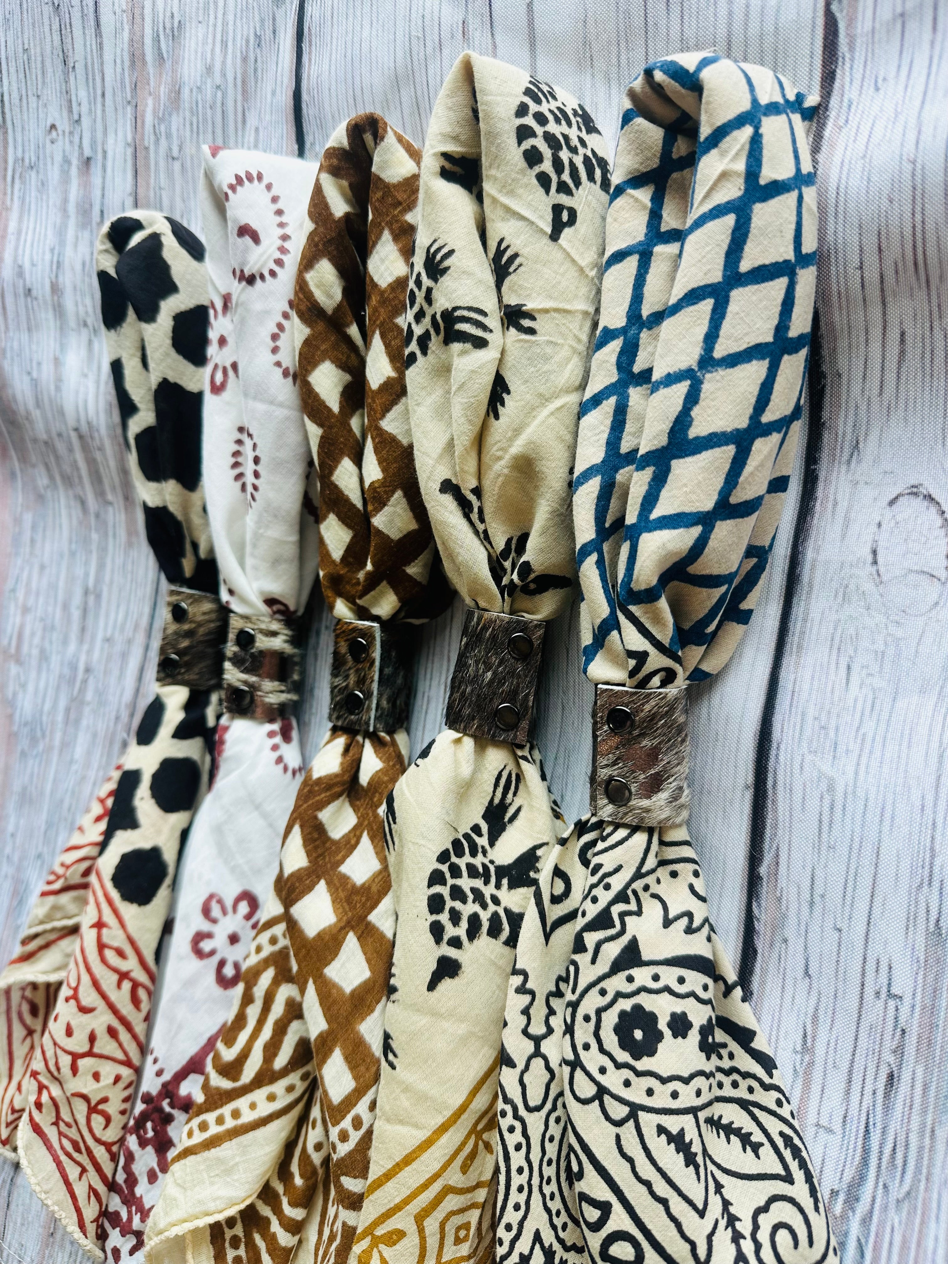 5- Boho Mix Bandanas