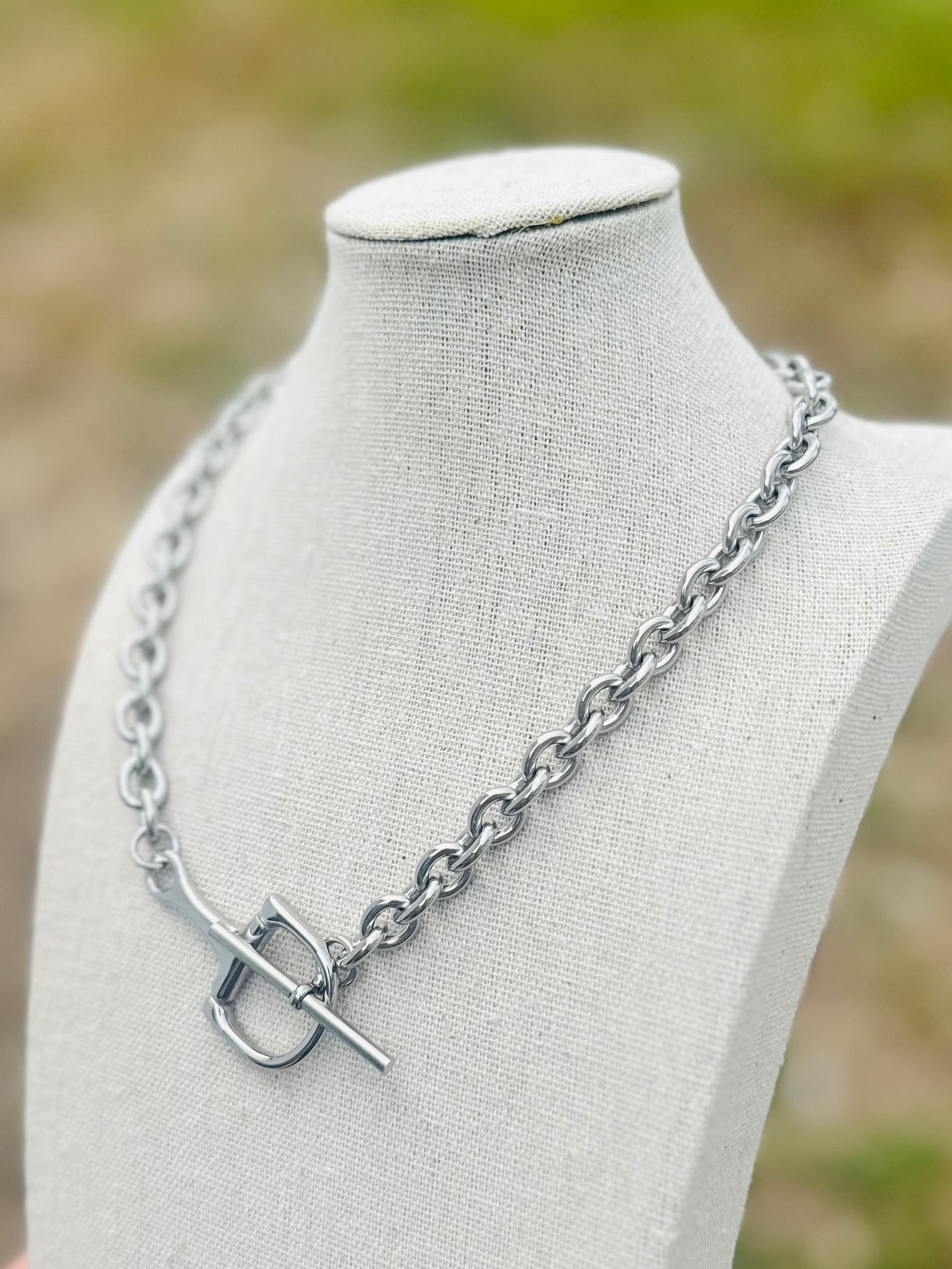 Chunky Snaffle Necklace