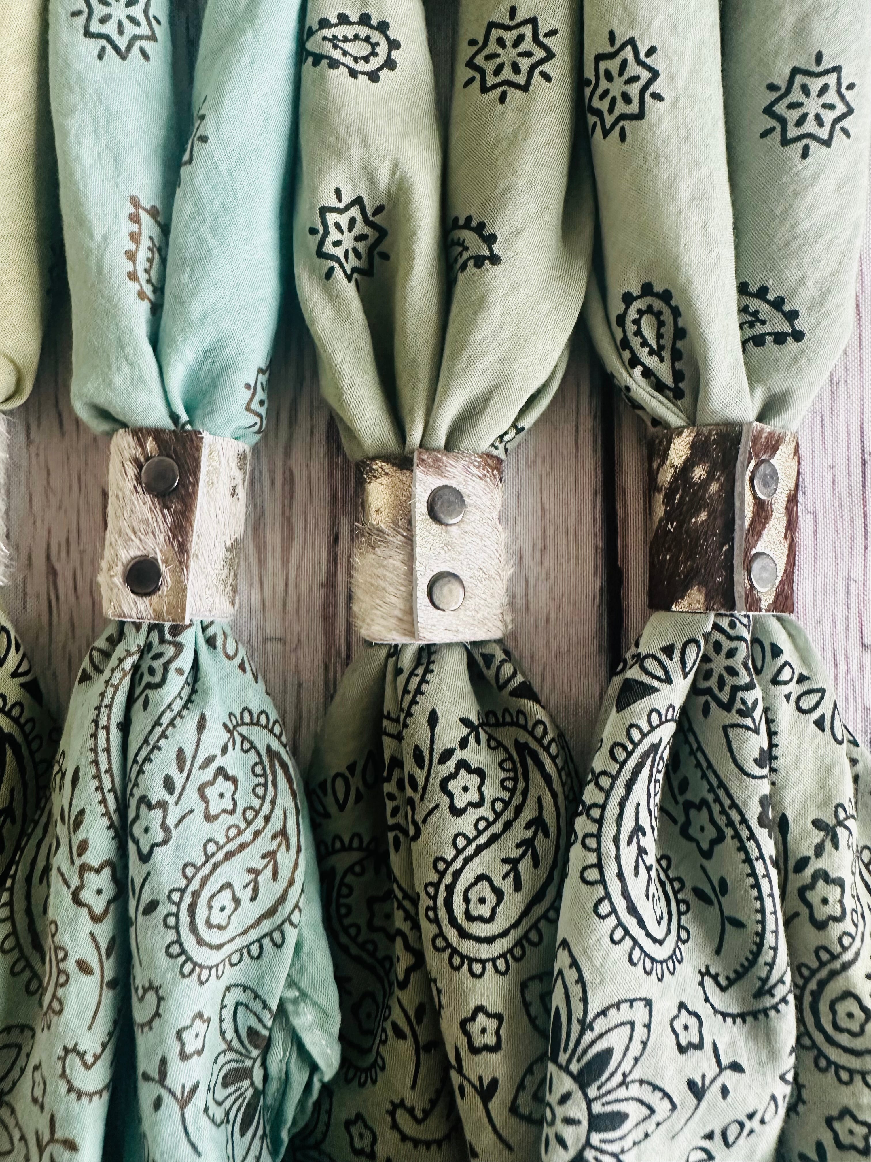 5- Green Mix Bandanas