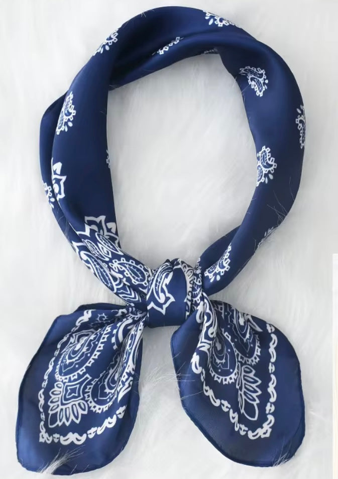 5 Navy Paisley Wild Rags
