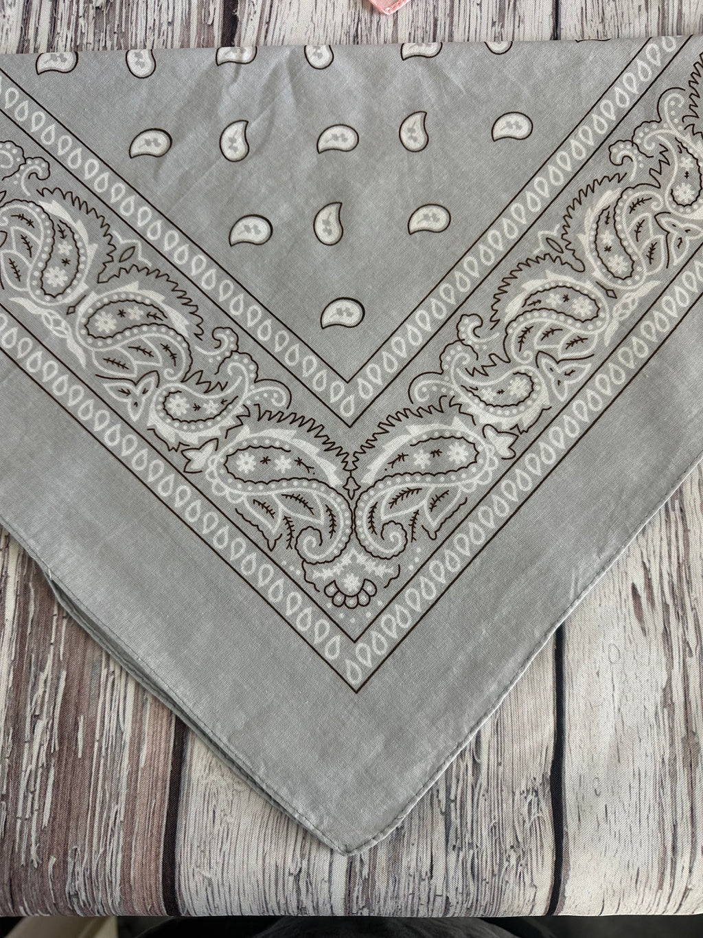 5- Classic Grey Bandanas