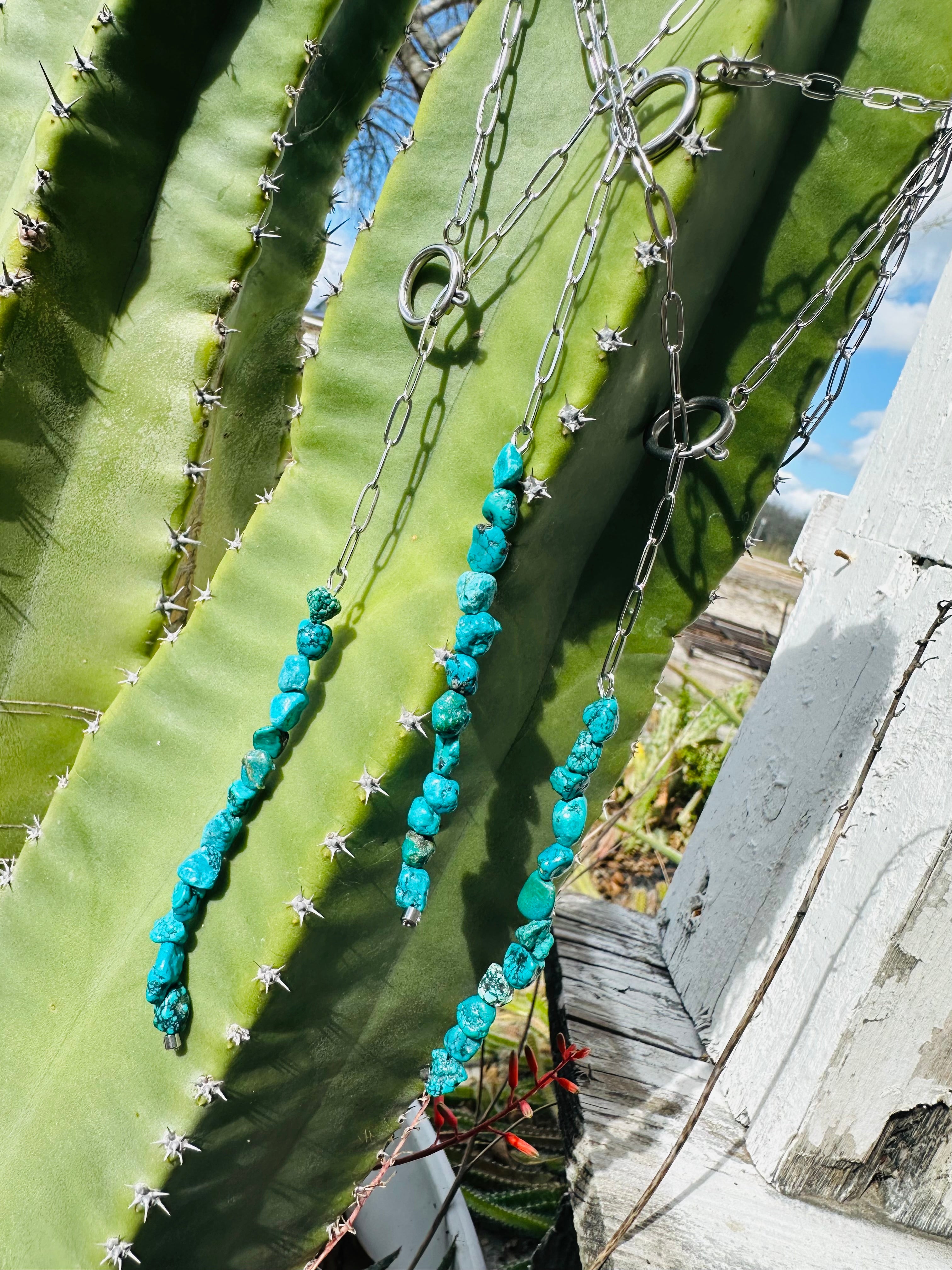 Lariat Turquoise Necklace