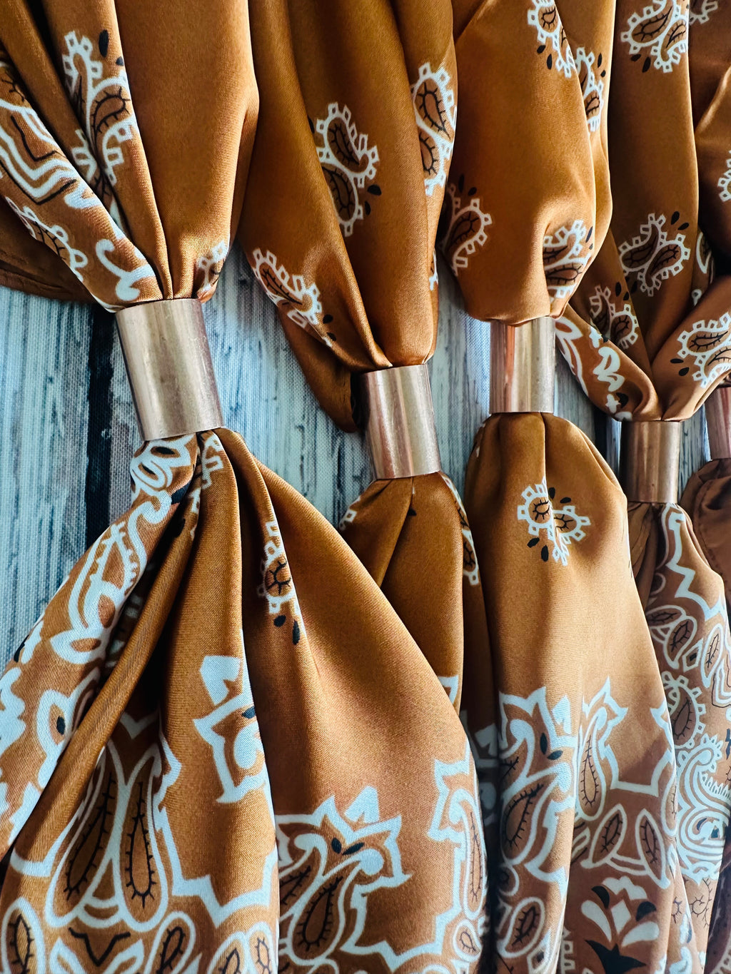 Burnt Orange Wild Rags