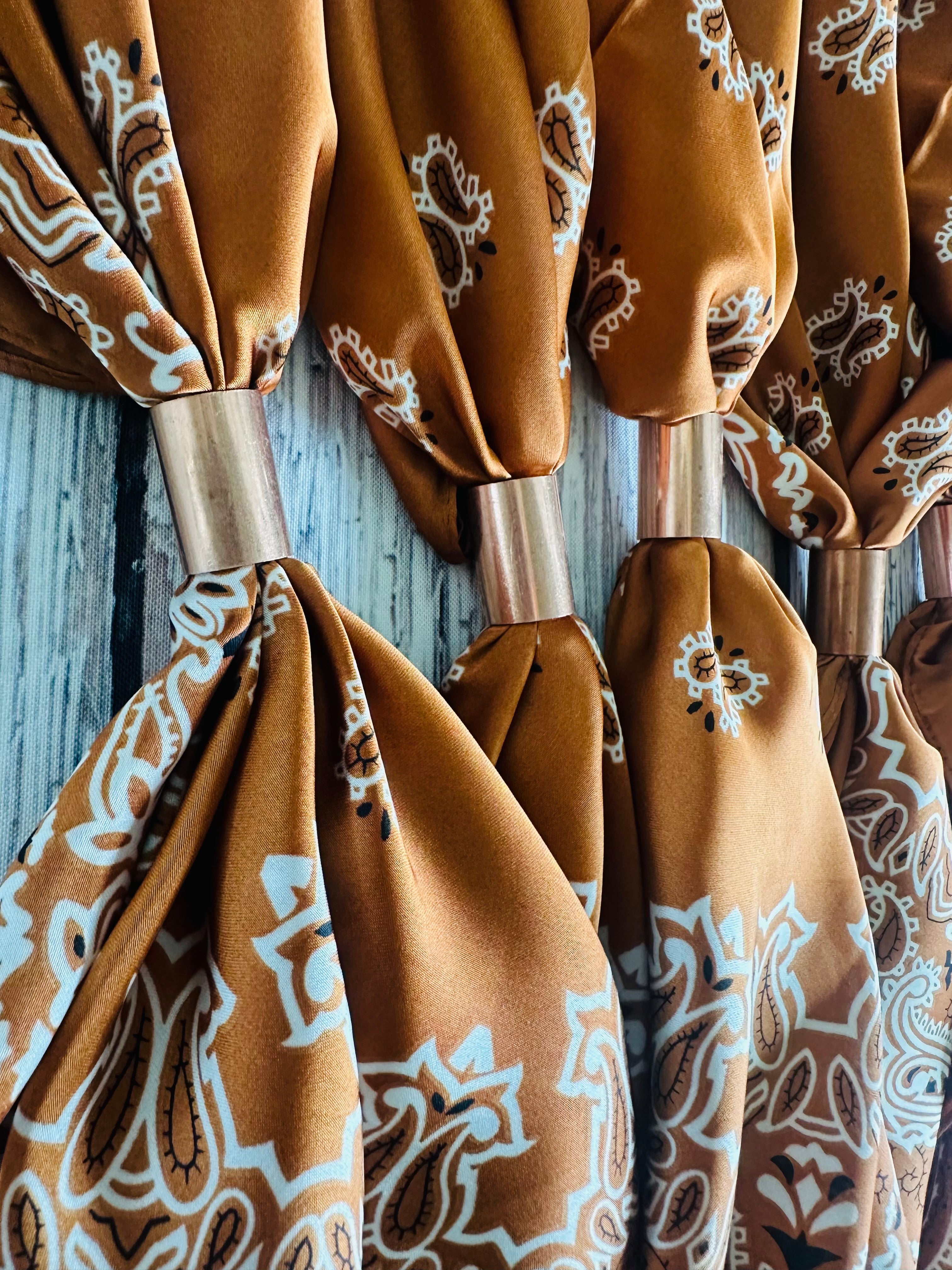 Burnt Orange Wild Rags