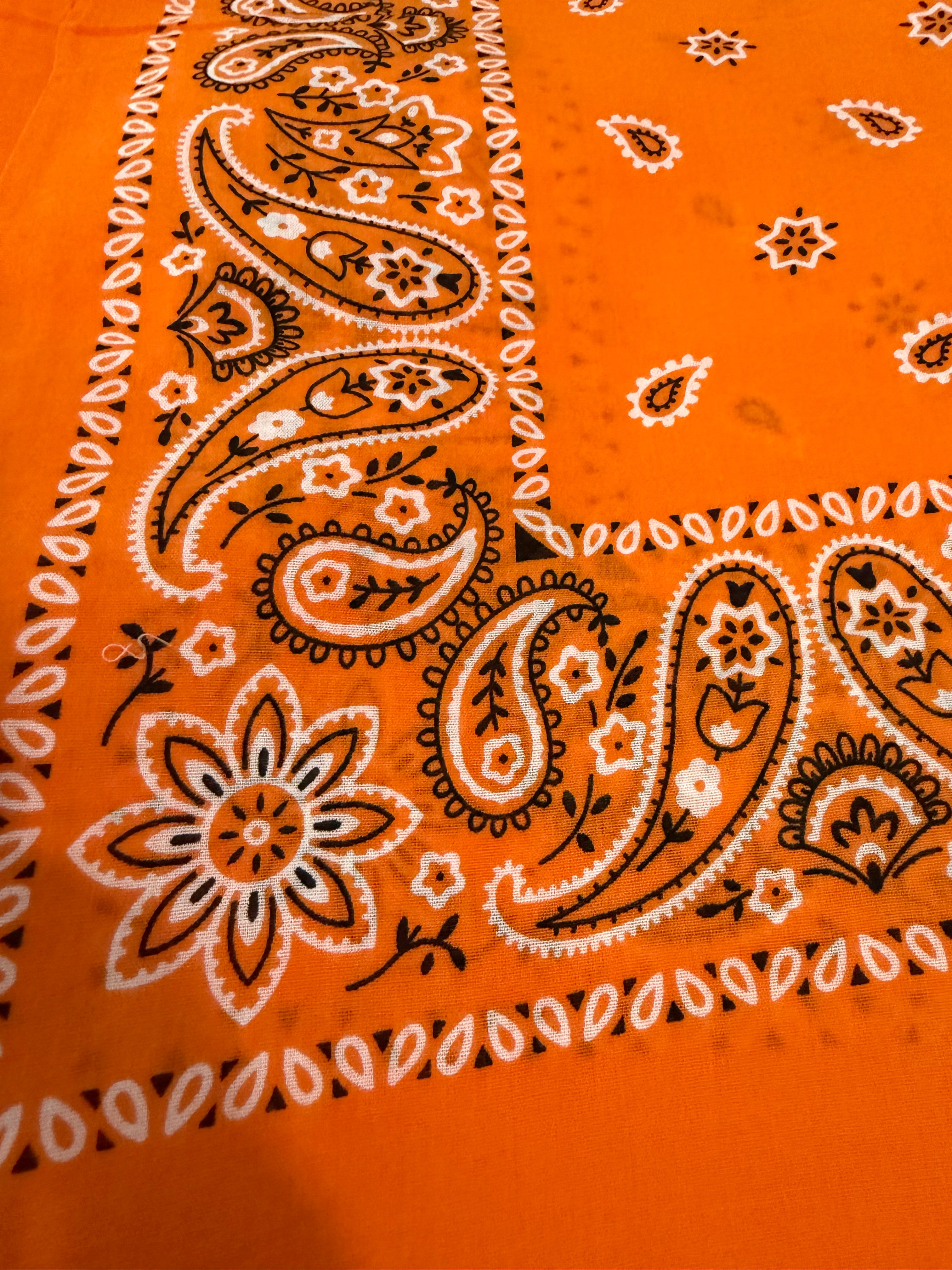 5- Summer Orange Bandanas