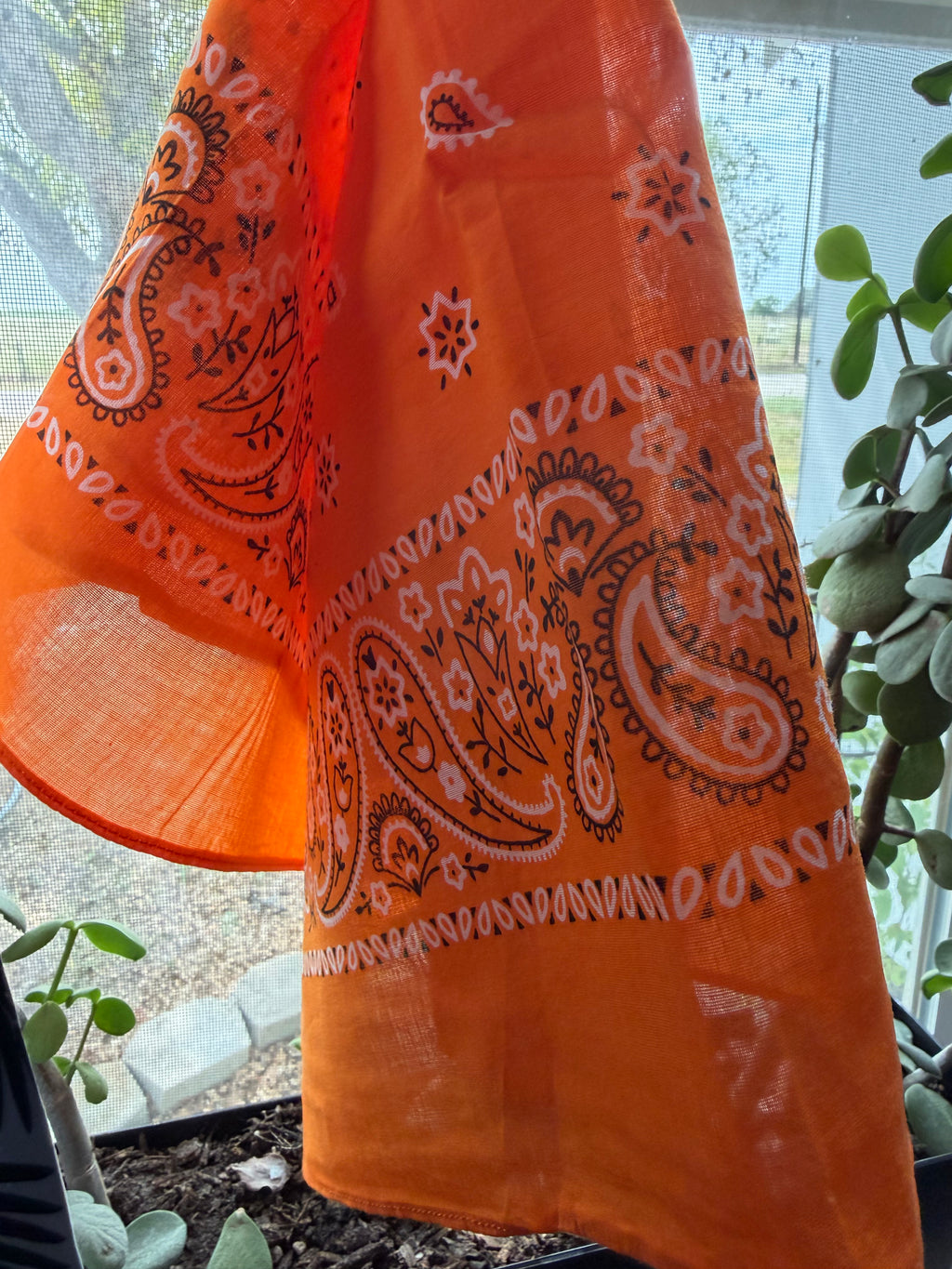 5- Summer Orange Bandanas
